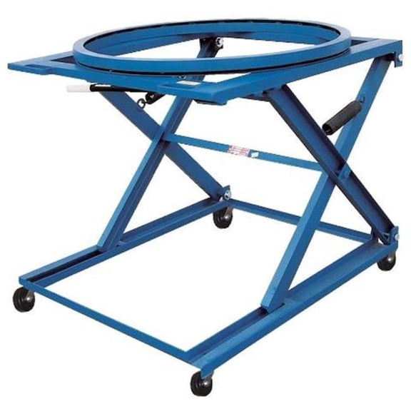 Vestil PS-4045-CA-CK Adjustable Pallet Stand Carousel Caster