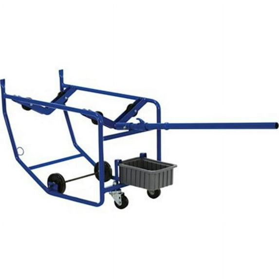 Vestil RDC-100-10 Revolving Drum Cart with Polyolefin Wheels - 1000 lbs