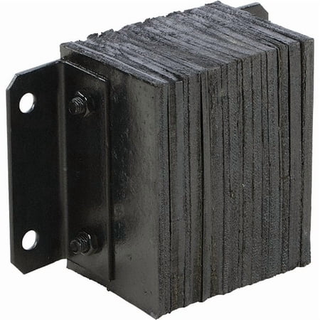 Vestil Rubber Laminated Dock Bumper 12" Wide x 10" High, 6" Projection