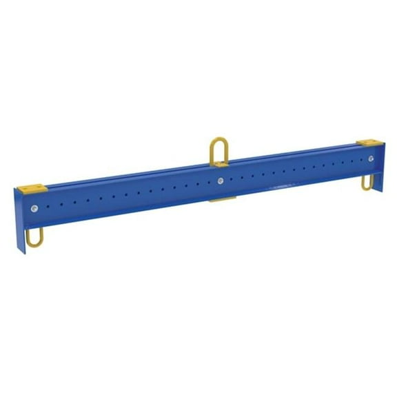 Vestil SBM-BFB-100-10 128.5 in. Steel Adjustable Spreader Beam - Blue