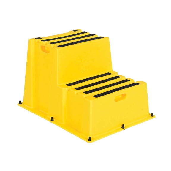 Vestil SPN-2-YL Polyethylene Nestable 2 Step 500 Lb. Capacity Yellow