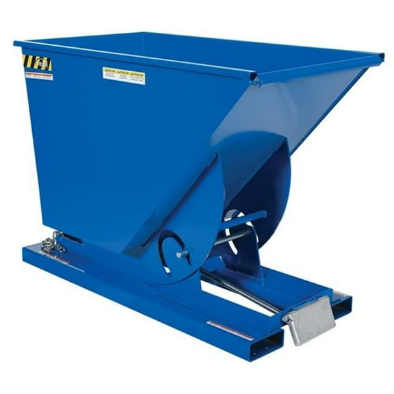 Vestil D-75-HD Self-Dump Heavy Duty Hopper 0.75 Cubic Yard, 6000 lbs