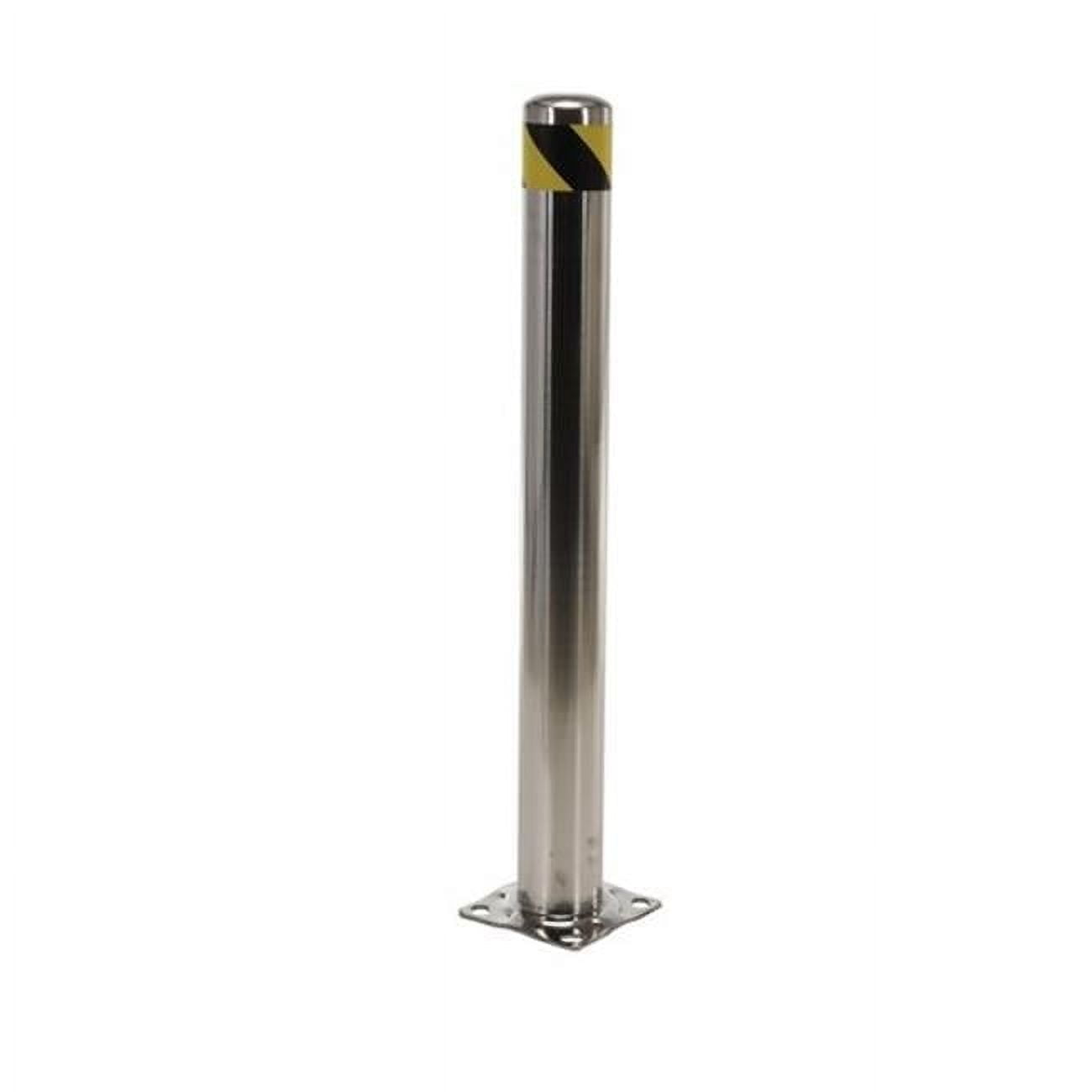 Manufacturer Varies Bollard ,42 in H,Silver ,Stainless Steel BOL-SS-42-4.5