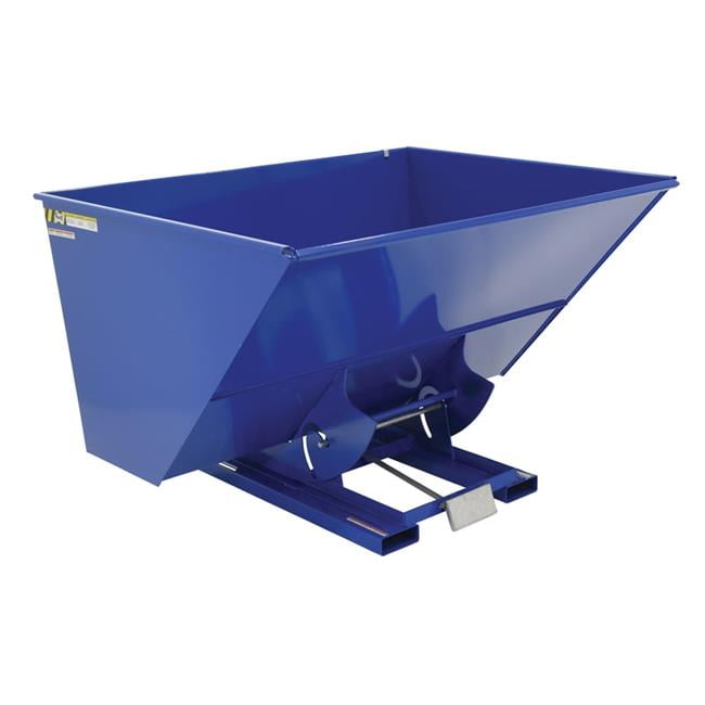 Vestil LBLK-D-300-HD Steel Heavy Duty Self Dumping Hopper - 3 cu. Yards ...