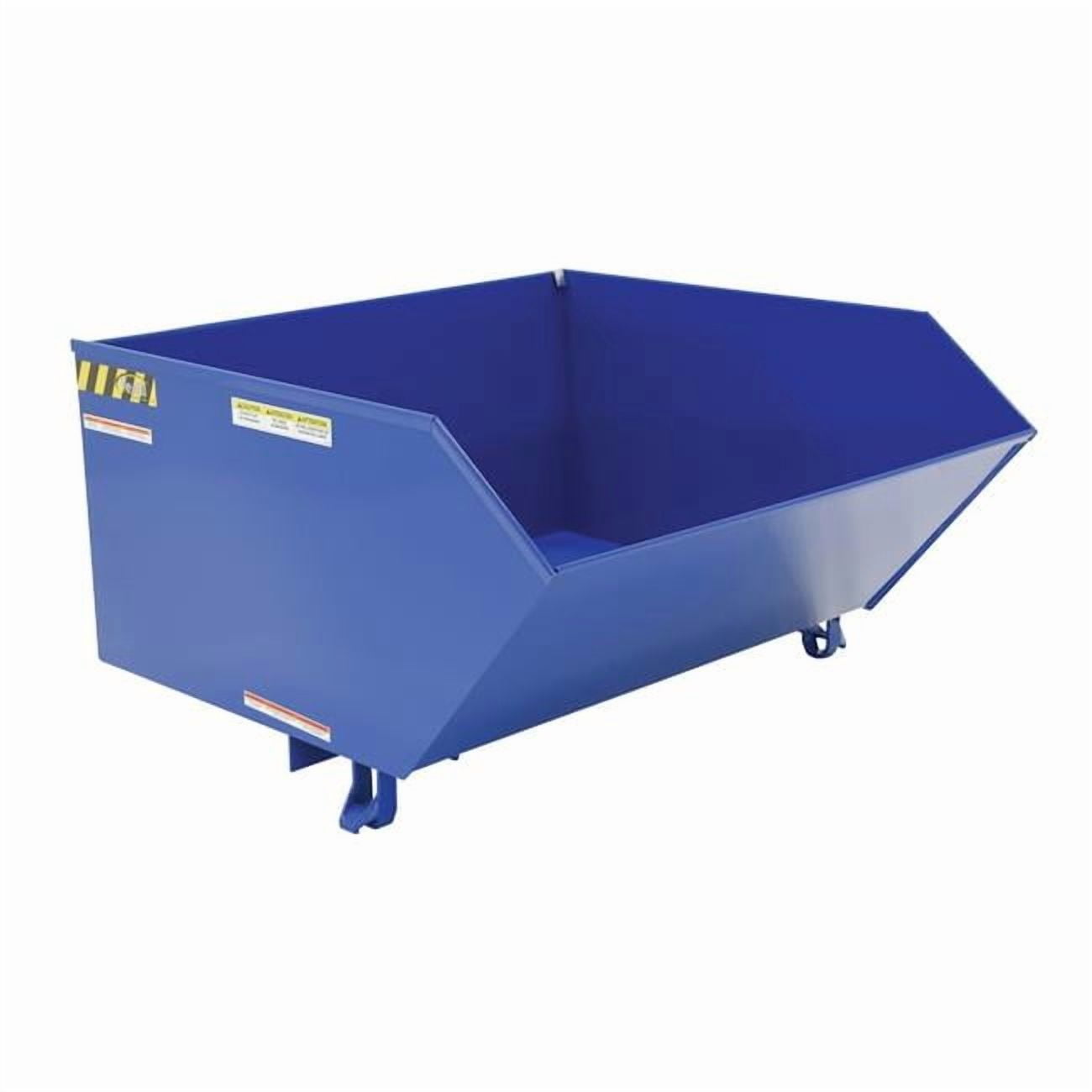 Vestil LBLK-H-100-LD Steel Light Duty Low Profile Self Dumping Hopper ...