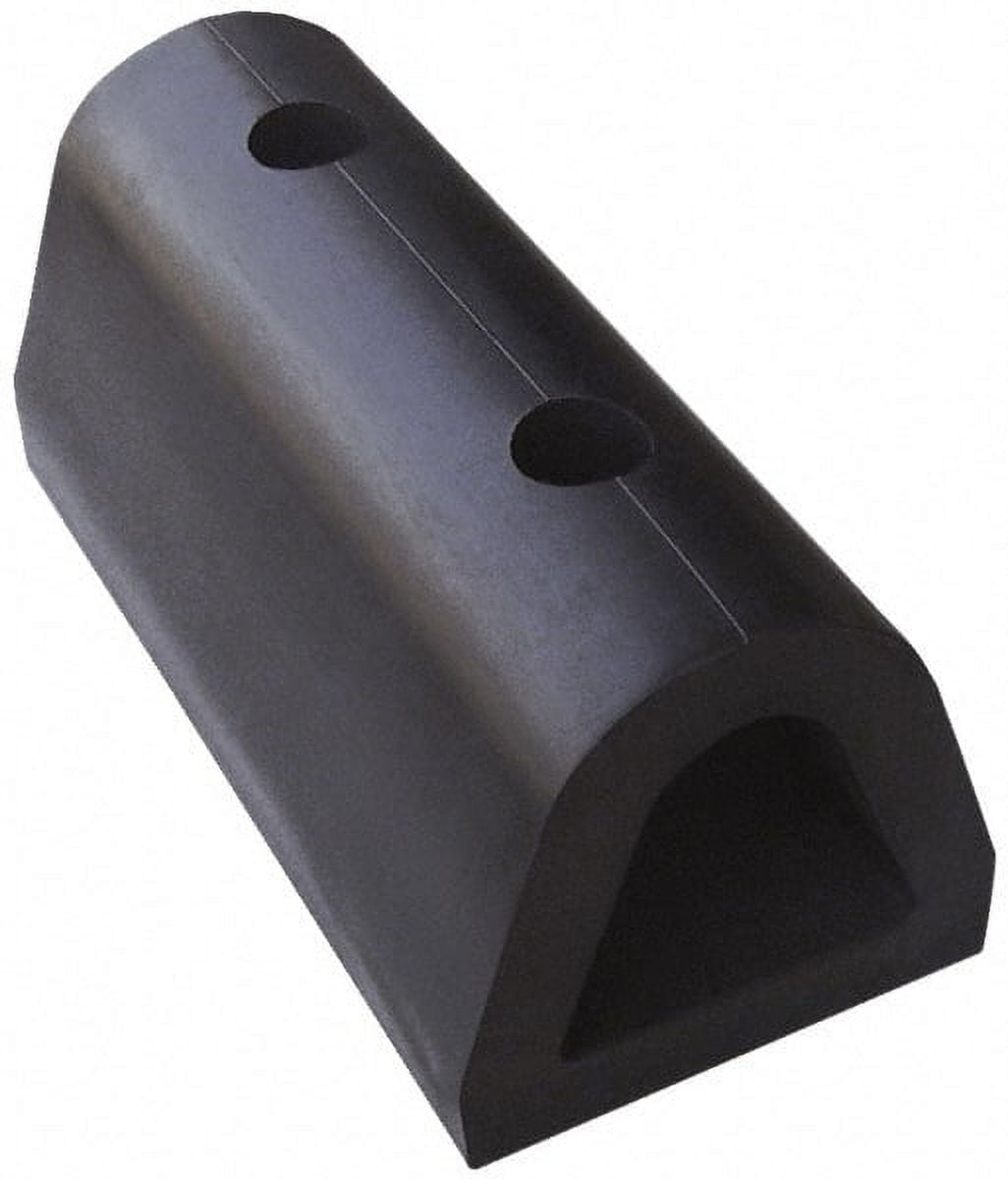Vestil Synthetic Rubber Extruded HalfOval Fender Bumper 12" Wide x 6