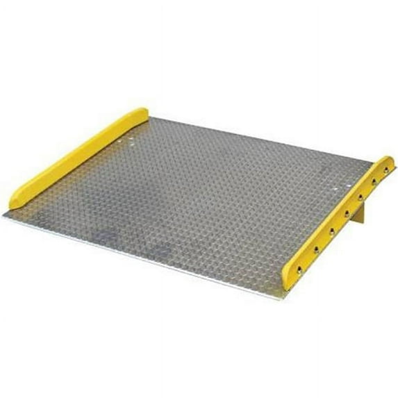 Vestil TAS-10-7236 Aluminum Dock Board Steel Curb, 72 x 36 in. - 10000 lbs