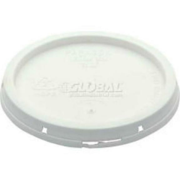Vestil 987415 Tear-Tab Lid for 1 gal Open Head Plastic Pails, White