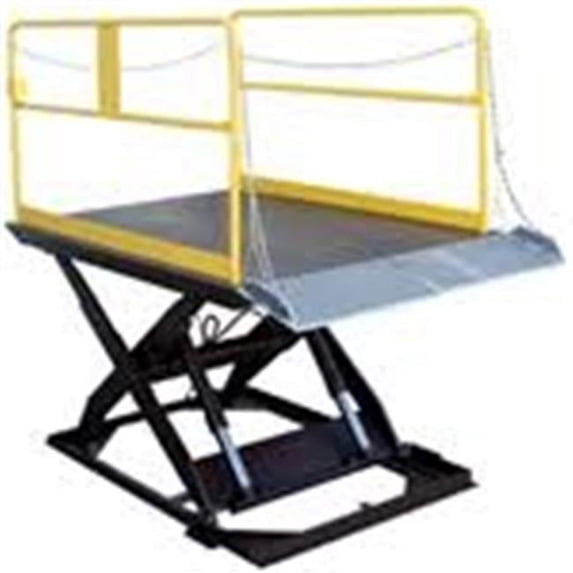 Vestil WL-100-6-68 Prem Truck Scissor Dock Lift, 6 x 8 ft. - 6000 lbs