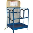 thumbnail image 1 of Vestil WP-4848-DD Steel Work Platform with 2 Door Entry, 48 x 48 in., 1 of 1