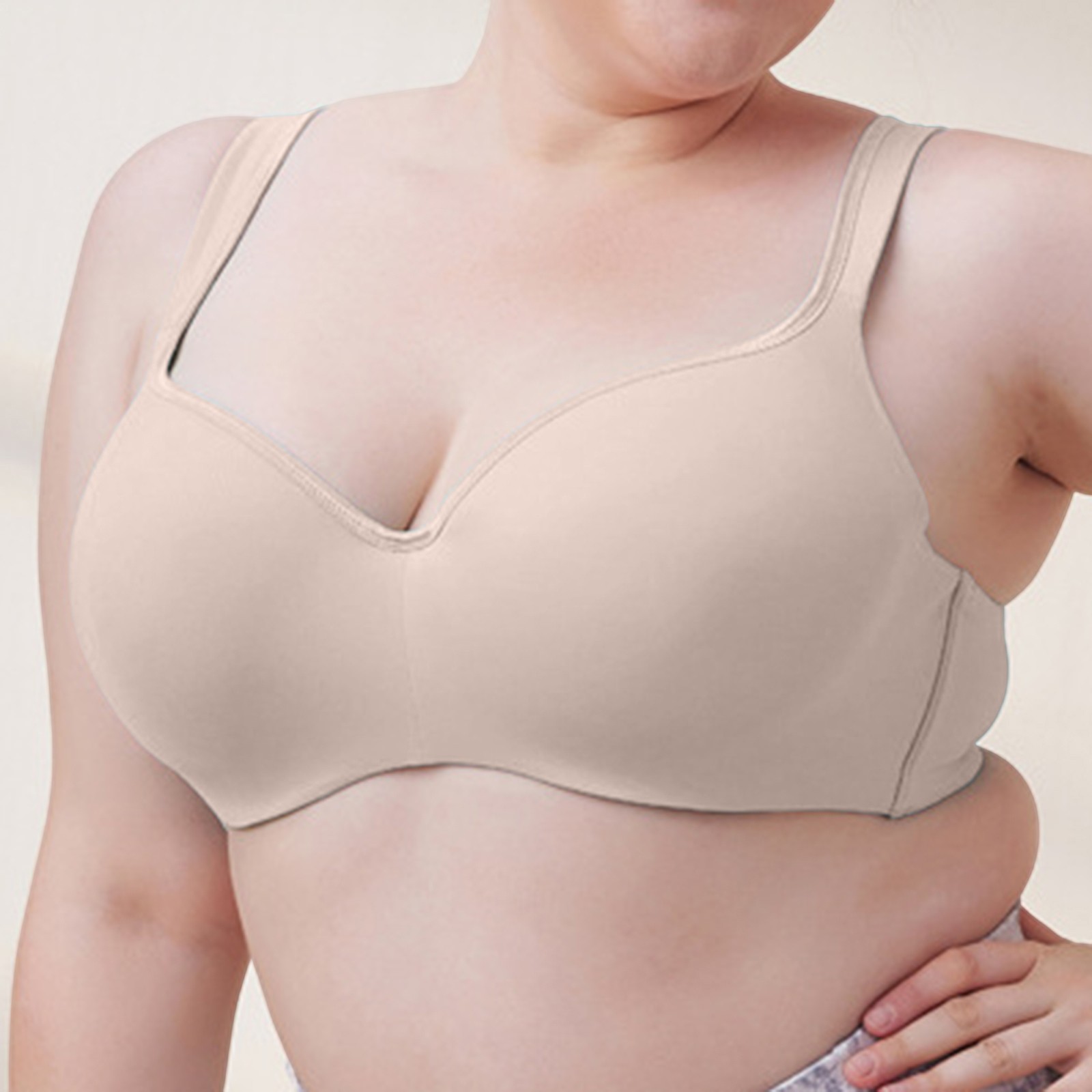 Vestitiy Push Up Padded Bras Women's Comfortable And Traceless Large