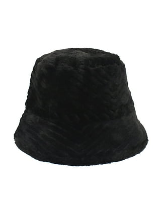 Vestitiy Unisex Fishing Hat UPF 50+ Fuzzy Bucket Hat For Women Faux  Superficial Knowledge Bucket Hat Fluffy Warm Soft Winter Fisherman Cap  Furry Sun Hat 