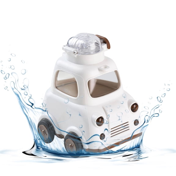 Vestitly 600ml Creative Car Shaped Tritan Children's Leak Proof Cup For Students Glass&Bottle