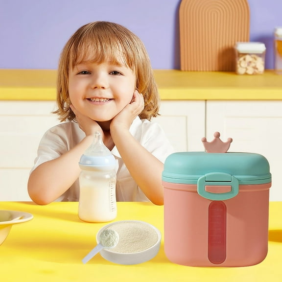 Vestitly Baby Formula Dispenser Formula Dispenser Portable Milk Powder Formula Dispenser With Scoop Formula Containers For Travel Hold 12.7oz/360g Formula