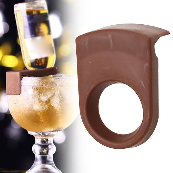 Vestitly Drink Bottle Buckles Beer Bottle Holder Bottle Clips Beer Bottle Snap Colorful Bottle Buckle Drinking Clips Cup Edge Snap For Home Birthday Wedding Wine Pourer