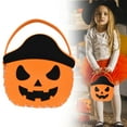 thumbnail image 1 of Vestitly Halloween Non Woven Diy Candy Bag Props Children's Purse DIY Material Bag Pumpkin Bat Halloween, 1 of 9