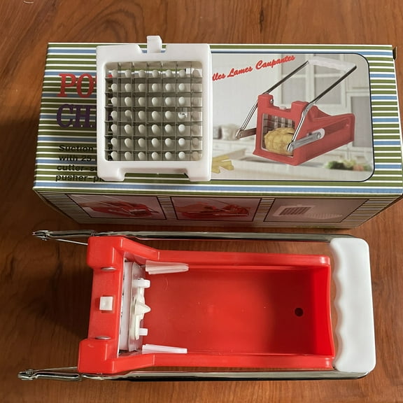 Vestitly Hand-Push Potato Slicer A