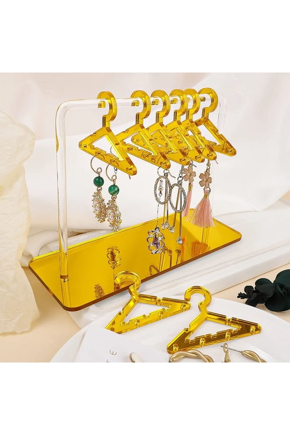 Hanging Personalized Earring Holder Acrylic Hanger Type Stud Earring Storage Display Rack Jewelry Rack
