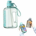 thumbnail image 1 of Vestitly Large Capacity Ton Barrel 1.6L Transparent Blue, 1 of 7