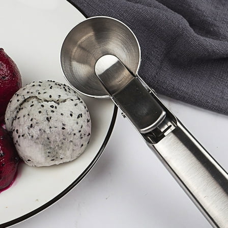 Vestitly Multifunctional Ice Cream Scoop Silver