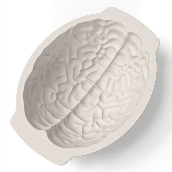 Vestitly New Brain Cake Mold White