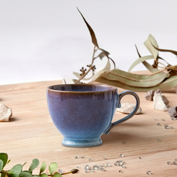 Vestitly Ceramic Coffee Mugs (Handmade 1Pcs) Large Tea Cups With Handle Porcelain Irish Coffee Cups Latte Mugs Cute Coffee Accessories Iced Coffee Glass For Cappuccino Glass&Bottle