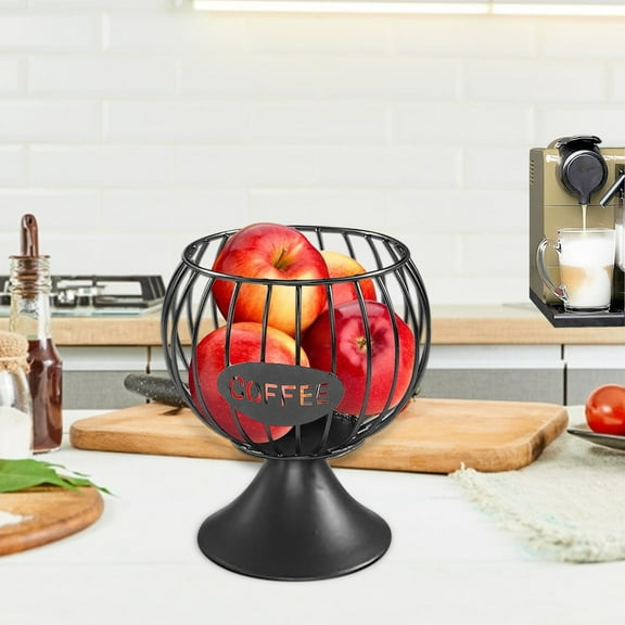 Vestitly Rack 1 Cup Of Coffee Pod Storage Rack Is Used For Counter Coffee Iron Coffee Storage Baskets Jelly Frame Cup Iron Slashed