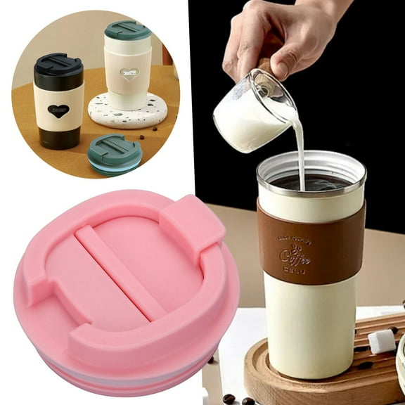 Vestitly Replacement Lid Flip Up For Coffee Mug/Travel Mug/Tea Cup 380ML/510ML/Tumbler Lid/Mug Lid/Cup Lid Coffee Cup Cover Large Capacity Car Cup Cup Cover Accessories Closure Bags & lids & Boxes