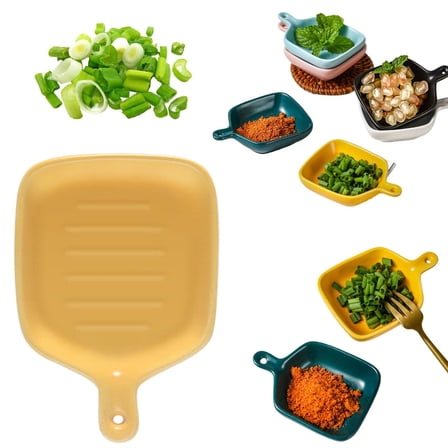 Vestitly SPRING PARK 1Pc Ceramic Dip/Dipping Bowls Dipping Soy Bowl/Dishes Small Bowls Cups For Tomato Soy BBQ Chip And Serving Bowl Fruit Plate