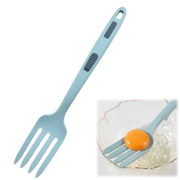 Vestitly Silicone Flexible Fork 11.61*2 Inch Silicone Heat Resistant Cooking Fork Large Kitchen Non Stick Spork Ultimate for Mix Ingredients, Mash Food, Whisk Eggs, Baking