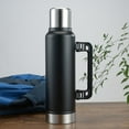 thumbnail image 1 of Vestitly Stainless Vacuum Insulated Travel Jug,1400ML Outdoor Thermal Water Bottle with Carry Handle,Black,14.1*3.8 inch, 1 of 4