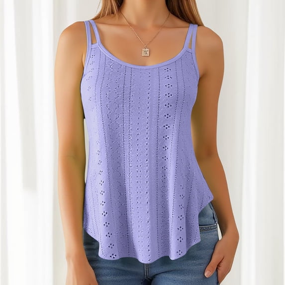 Vests for Women Summer Casual Fashion Tops Strap Chiffon Sleeveless Tank Top Long Compression Shirt 2x Shirts for Women 3xl Tops for Women Big Tops 2xl Crop Top Exercise Top Flare Camisole Lace