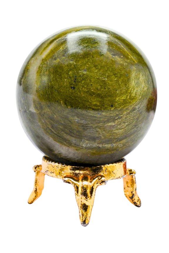 Vesuvianite Crystal Ball Sphere 2" Inches