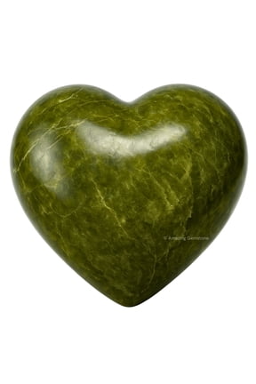 Vesuvianite Crystal Heart