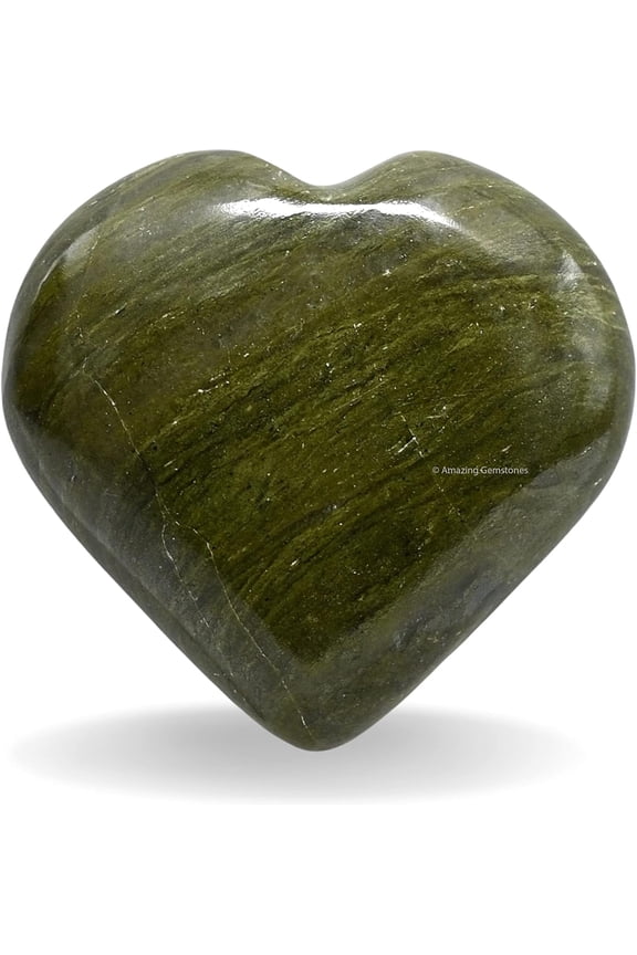 Vesuvianite Crystal Heart