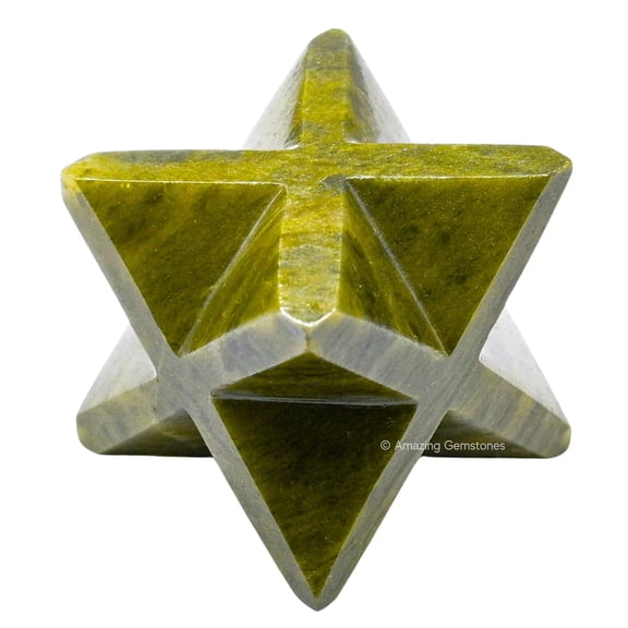 Vesuvianite Crystal Merkaba Star (1.5" Inches)