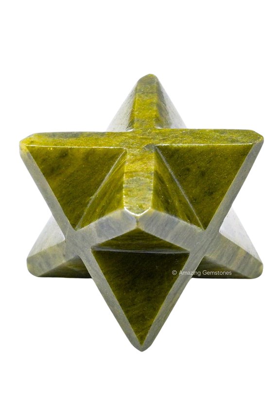 Vesuvianite Crystal Merkaba Star (1.5" Inches)