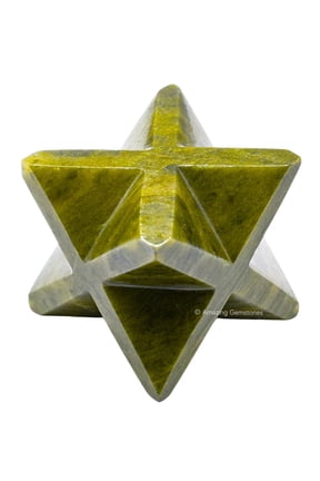 Vesuvianite Crystal Merkaba Star (2" Inches)