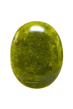 Vesuvianite Crystal Palm Stone