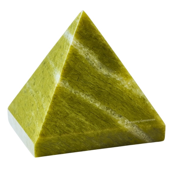 Vesuvianite Crystal Pyramid 1" Inch