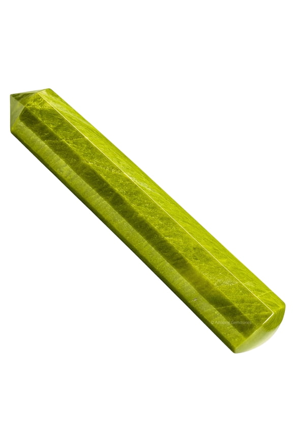 Vesuvianite Crystal Wand Massage Stick (Pointed)