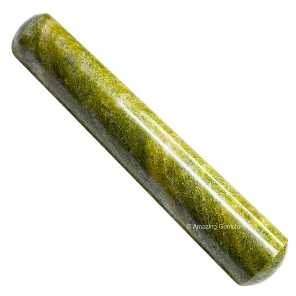 Vesuvianite Crystal Wand Massage Stick (Smooth)