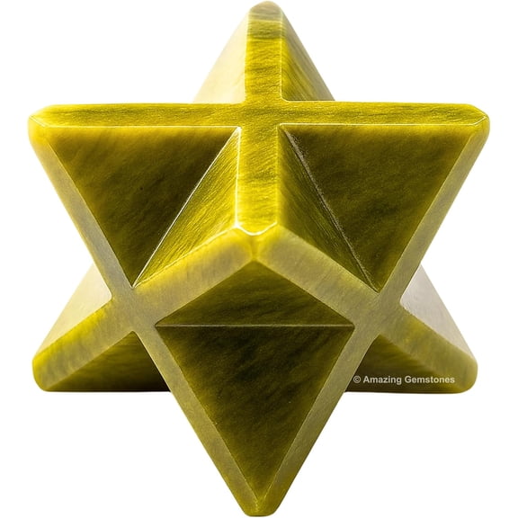 Vesuvianite Merkaba Crystal - 0.75 Inches