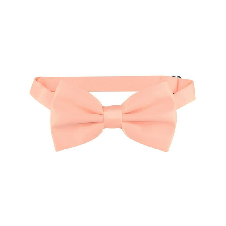Peach color bow tie sales