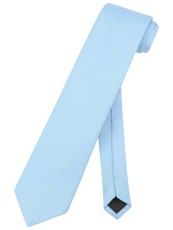 NeckTie Solid EXTRA LONG BABY BLUE Color Men's XL Neck Tie