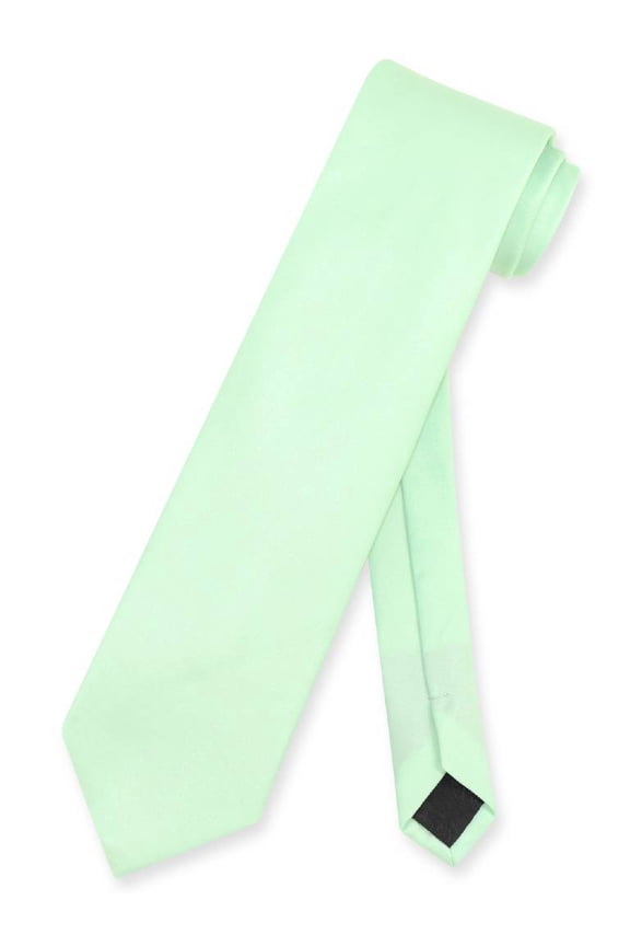 NeckTie Solid EXTRA LONG LAUREL GREEN Men's XL Neck Tie