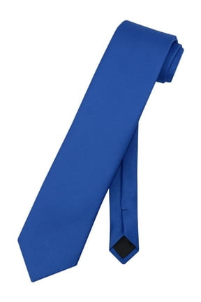 NeckTie Solid EXTRA LONG ROYAL BLUE Color Men's XL Neck Tie