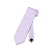 Vesuvio Napoli NeckTie Solid Lavender Purple Color Men's Neck Tie