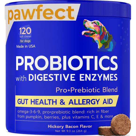 Illustration of Omega 3 And Digestive Enzyme Supplements For Dogs