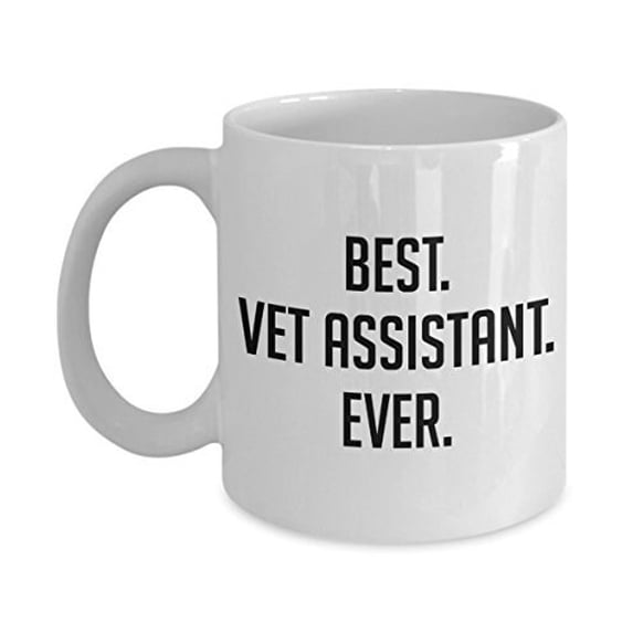 Vet Assistant Mug – Best Vet Assistant Ever - Funny Tea Hot Cocoa Coffee Cup - Birthday Christmas Gag Gifts Idea
